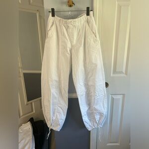 Zara White Cargo Pants